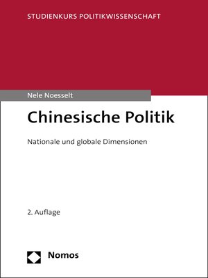 cover image of Chinesische Politik